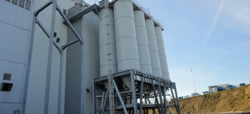 Réalisation de supports de silos