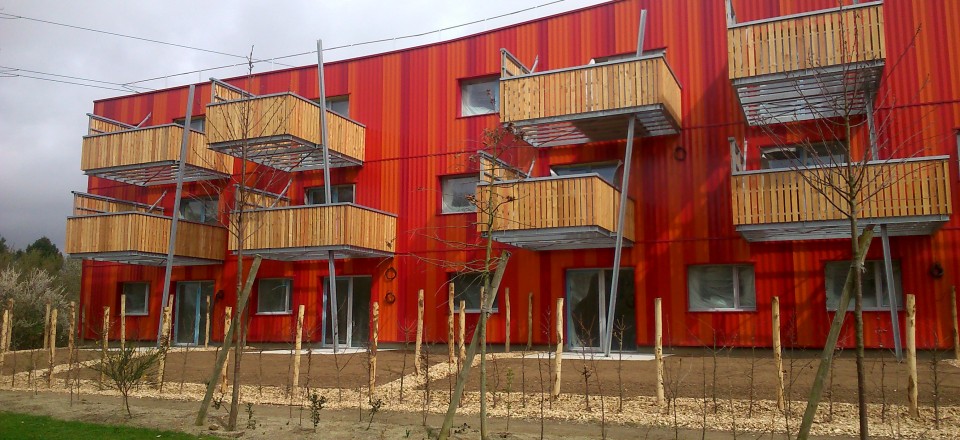 Réalisation de balcons pour des logements collectifs
