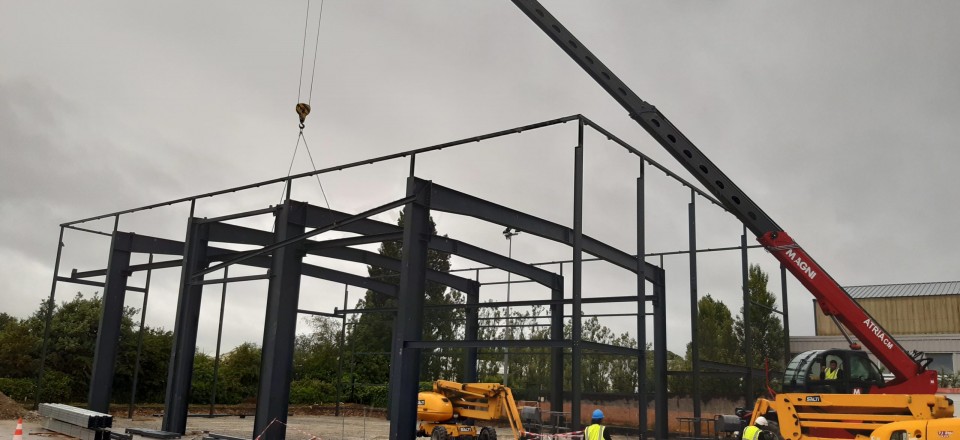 Construction d’un bâtiment de maintenance à Lorient (56)